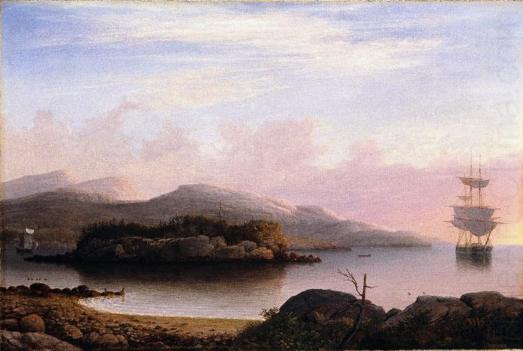 Fitz Hugh Lane Off Mount Desert Island china oil painting image